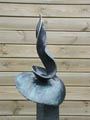 fotodocument bronzen beeld Memmory mirror 3